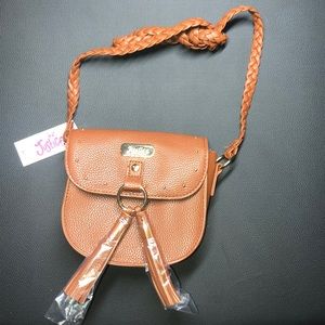 Justice brown fall crossbody purse